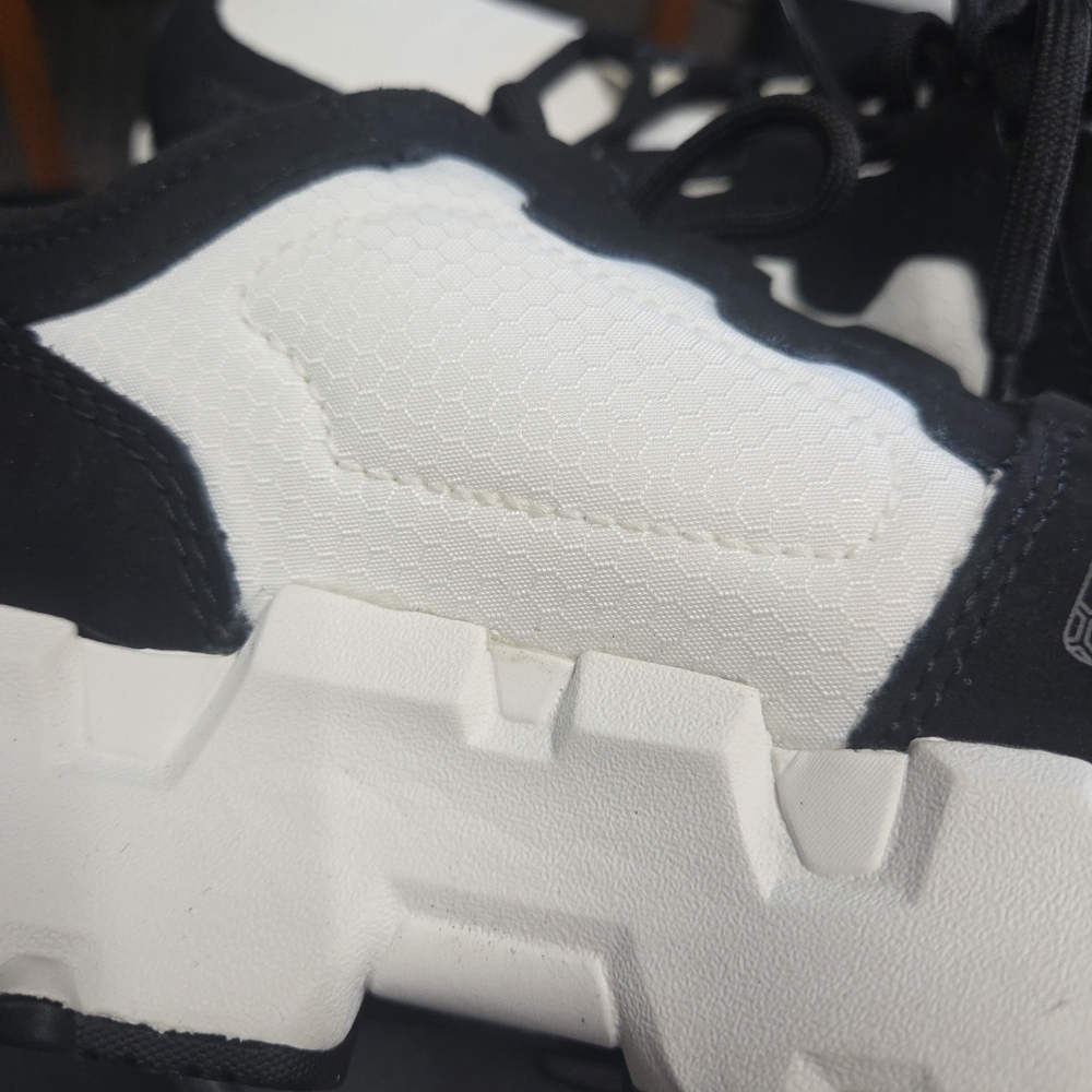 Black and White Kids Sneakers - Picture 9 of 12